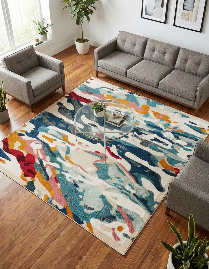 7' 10 x 7' 10 Easy-Clean Casablanca Indoor / Out...