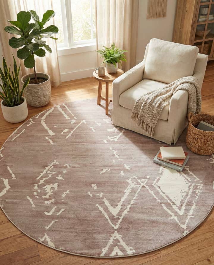 8' x 8' Uptown Carnegie Hill Round Rug