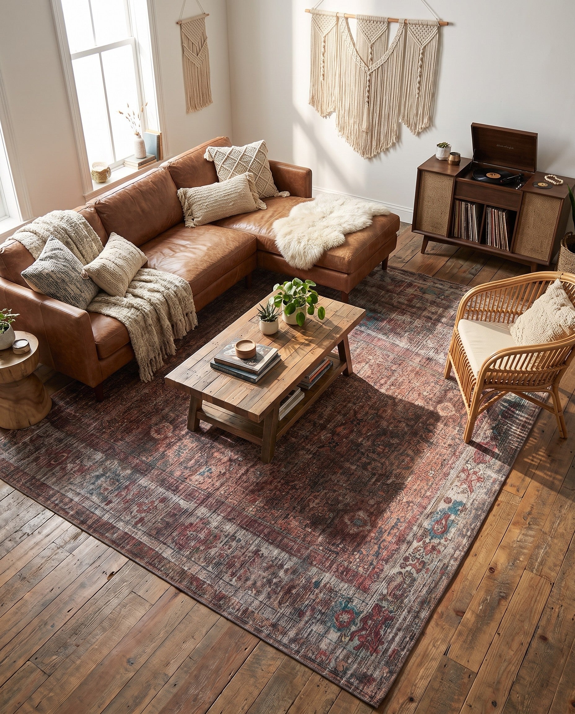 10' 6 x 13' Washable Nostalgia Rug