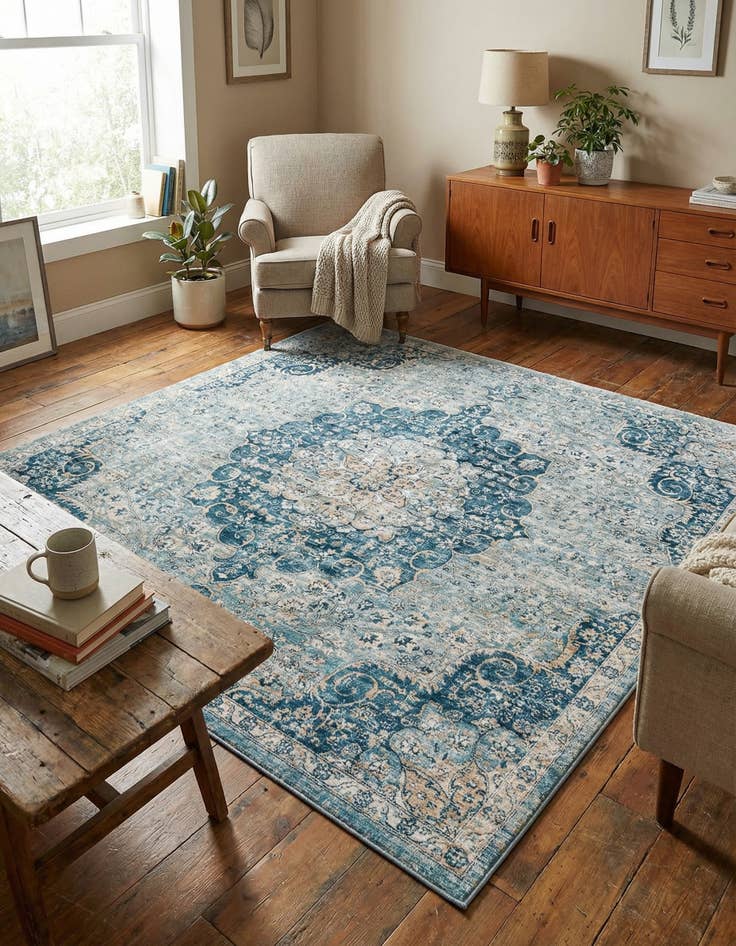 Detail image of 8' x 8' Newport Square Rug