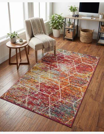 Lattice Frieze Rug