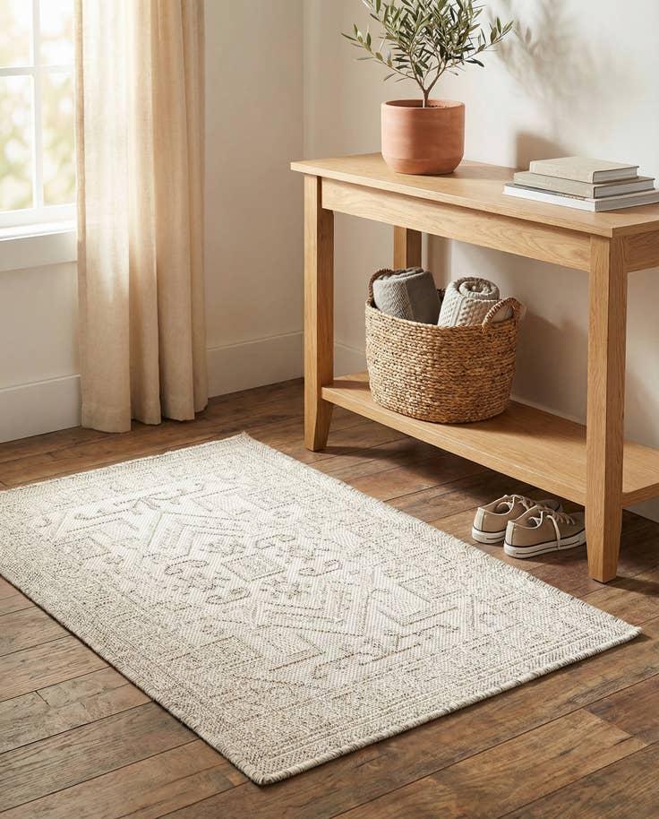 Detail image of 2' x 3' Easy-Clean Aztec Indoor / Outdoor Rug