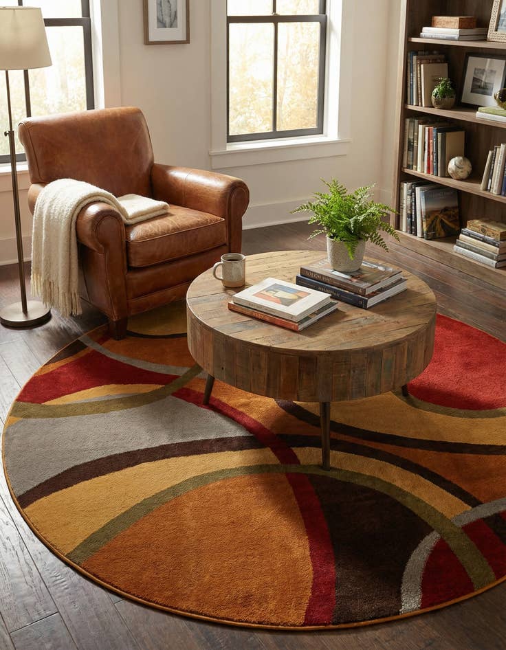 Detail image of 6' x 6' Cafe Round Rug