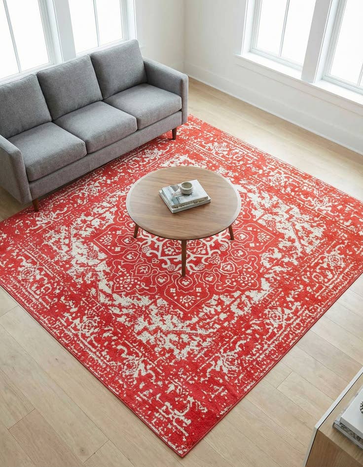 Detail image of 7' 10 x 7' 10 Arlington Square Rug