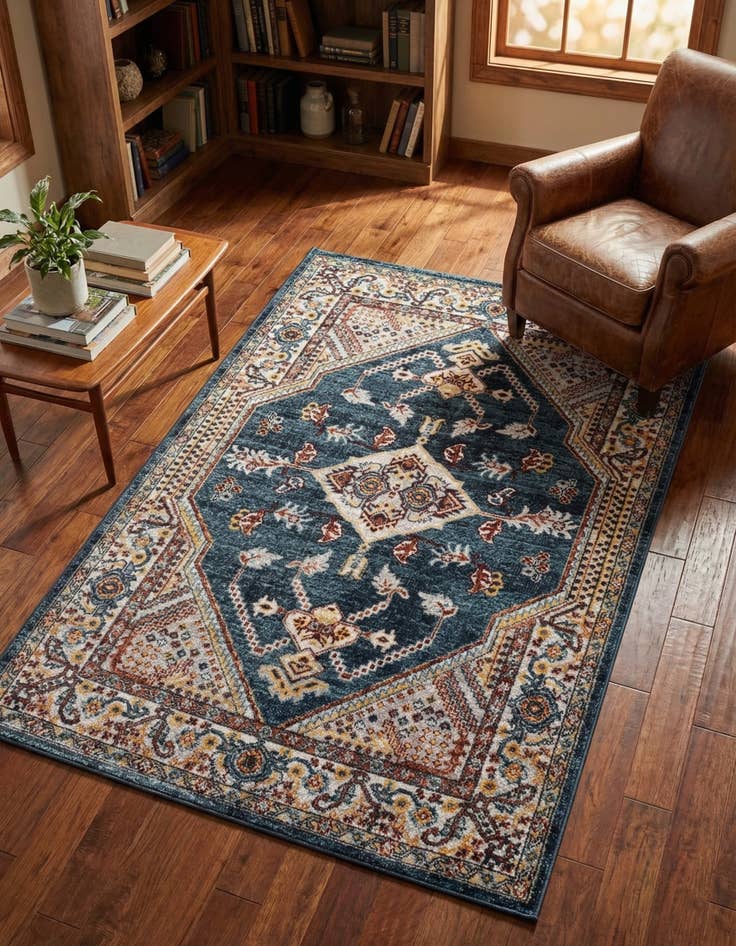 Detail image of 4' x 6' Kamala Washable Rug