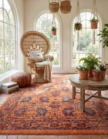 Orange Lucerne Rug