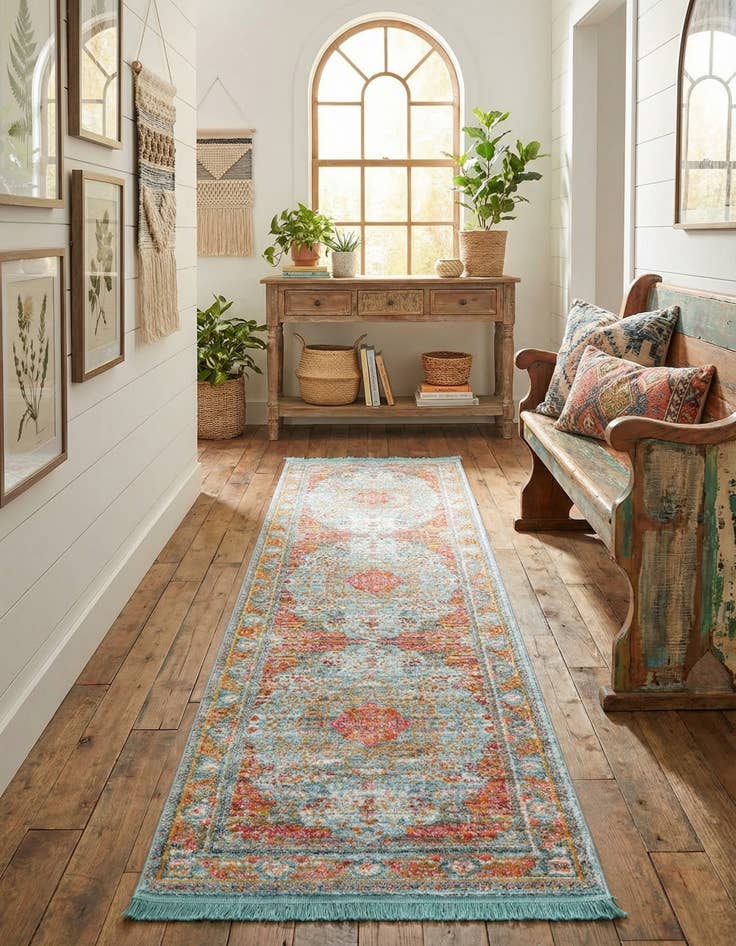 Detail image of 2' 2 x 8' Santiago Runner Rug