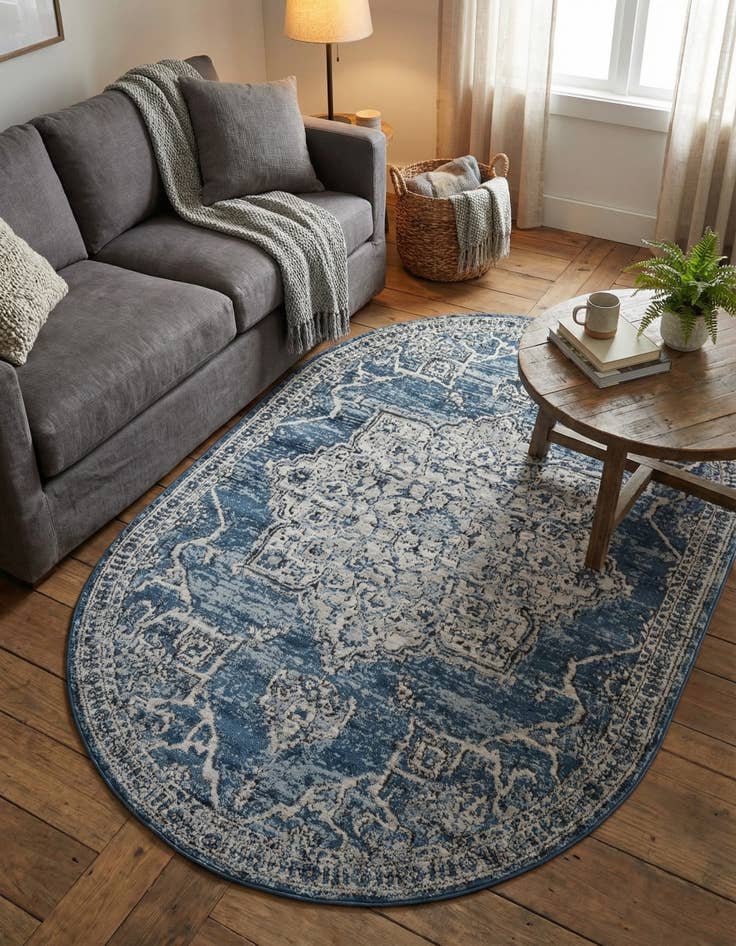 Detail image of 5' 3 x 8' Nyla Oval Rug