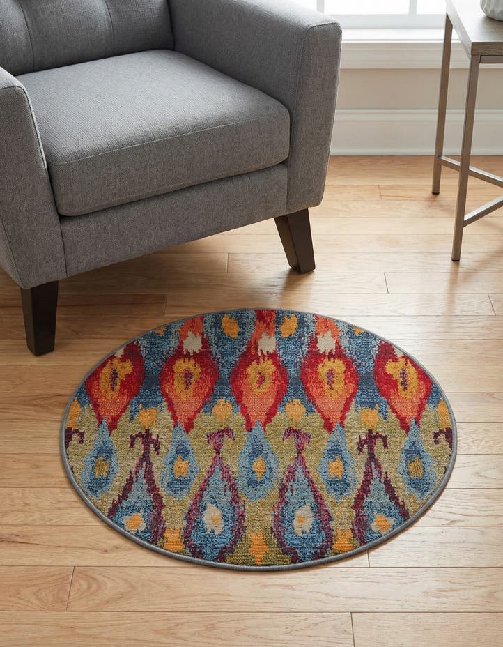 2' 7 x 2' 7 Easy-Clean Modern Indoor / Outdoor...