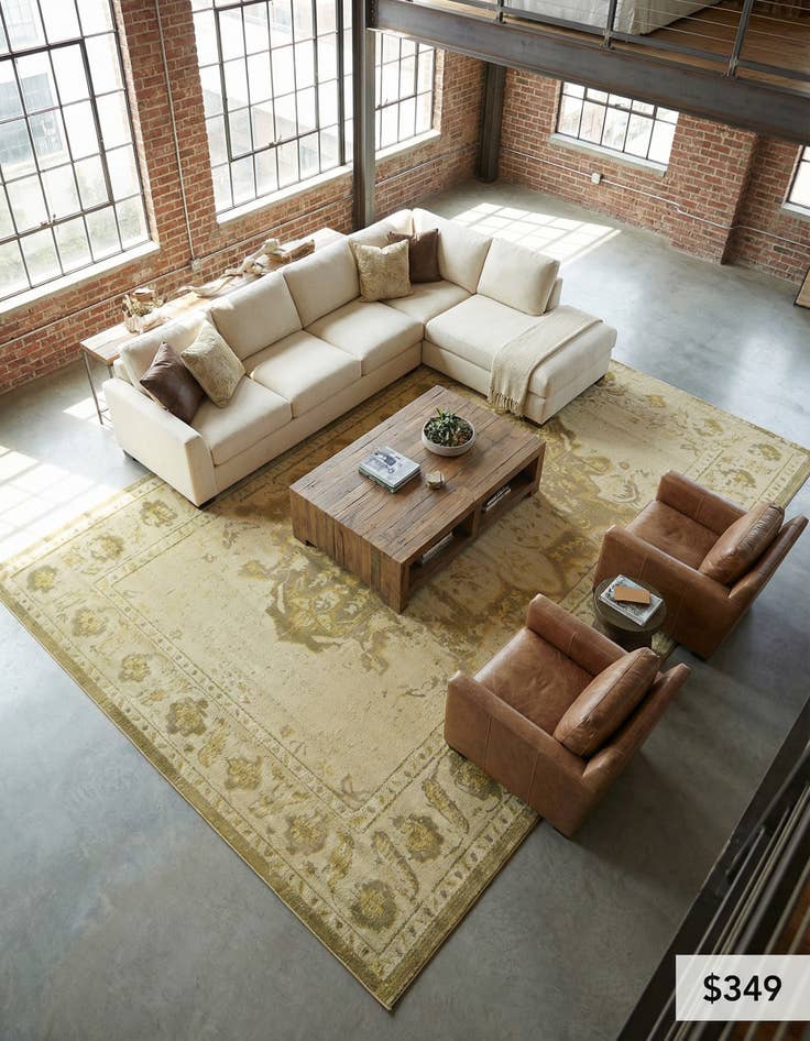 Detail image of 10' 6 x 16' 5 Washable Palazzo Rug