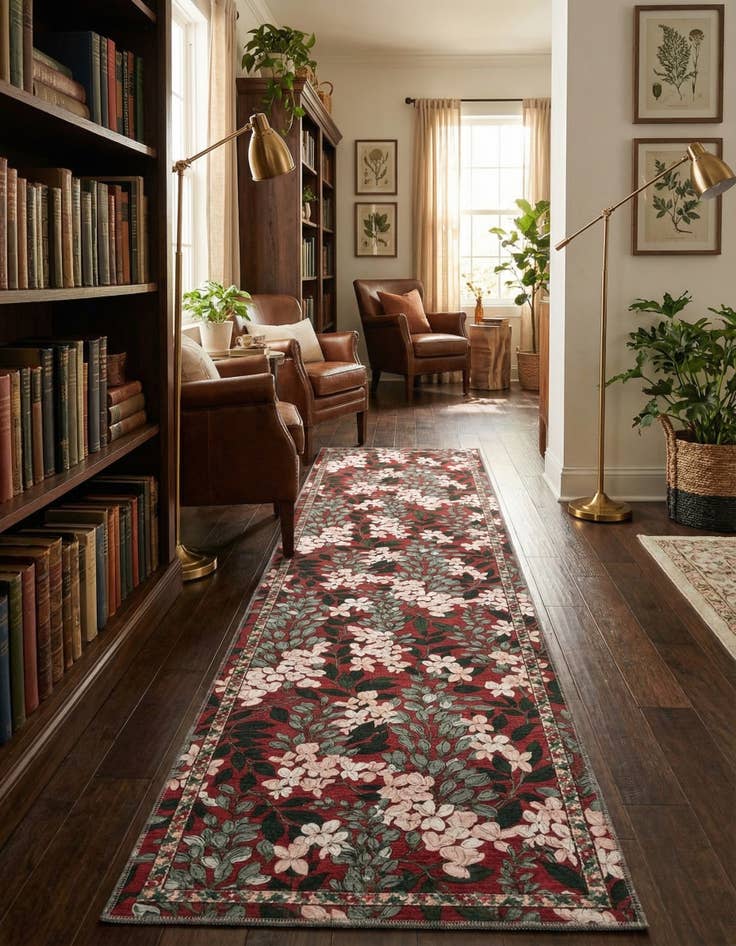 Detail image of 2' 7 x 10' Yara Runner Rug