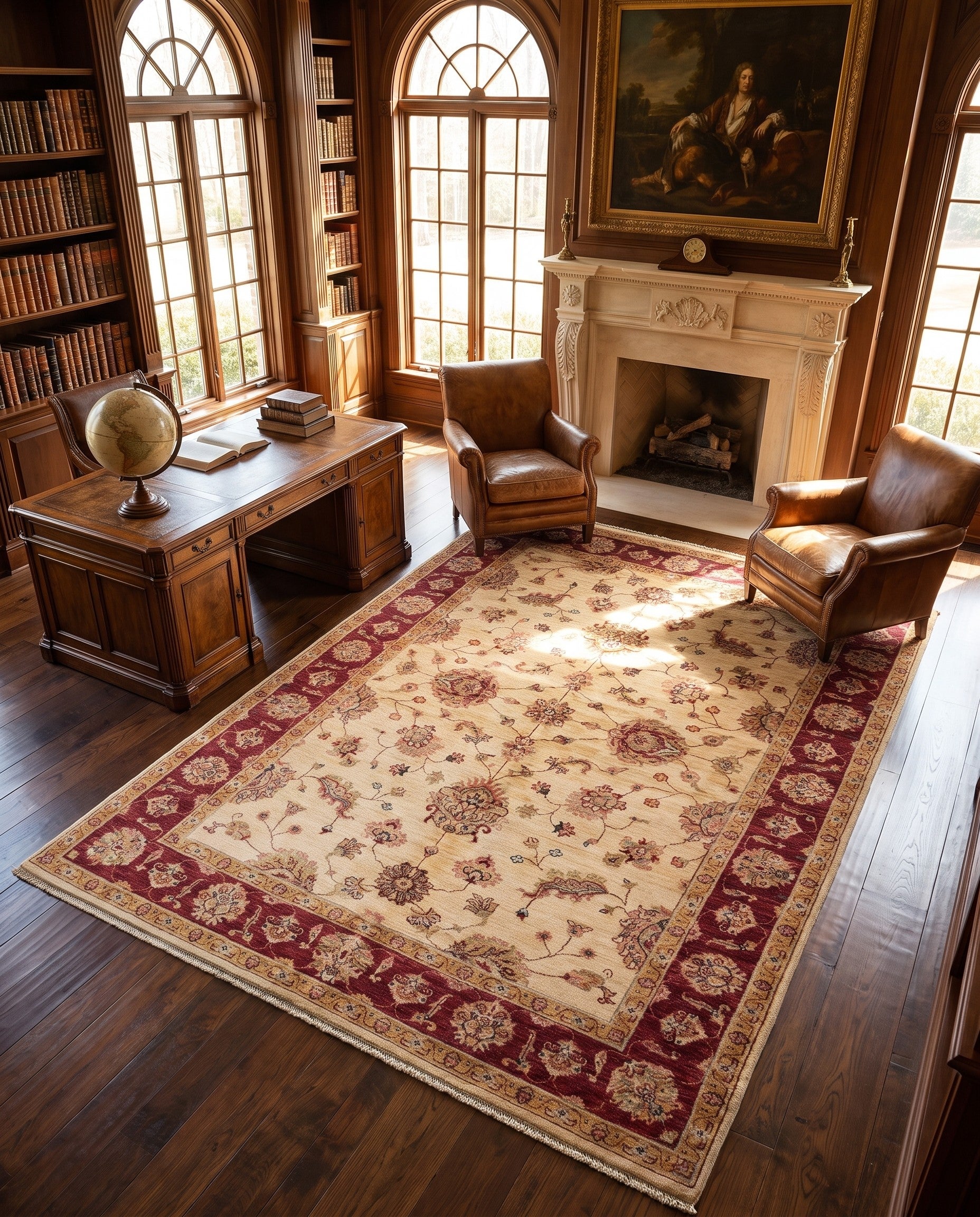 175cm x 250cm Hand Knotted Ziegler Rug