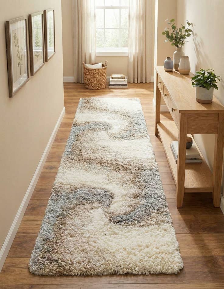 Detail image of 2' 7 x 10' Soft Touch Shag Runner Rug