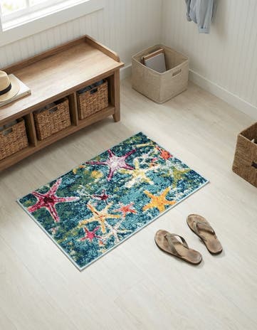 2' x 3' 1 Washable Amalfi Rug