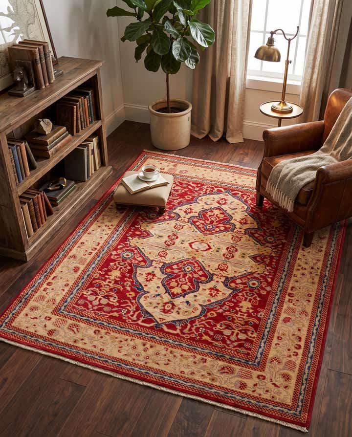 150cm x 185cm Hand Knotted Kazak Rug
