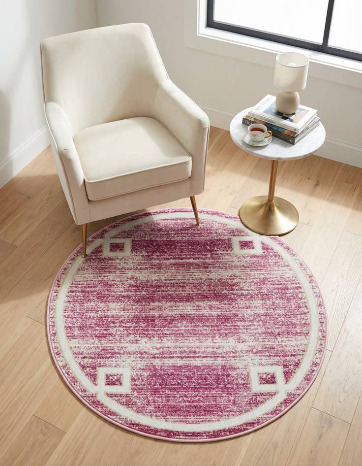 Detail image of 3' x 3' Uptown Lenox Hill Round Rug