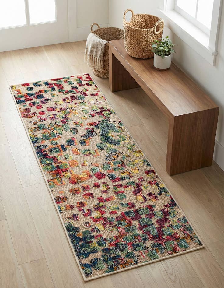 Detail image of 2' x 5'  Washable Casablanca Indoor / Outdoor Runner Rug