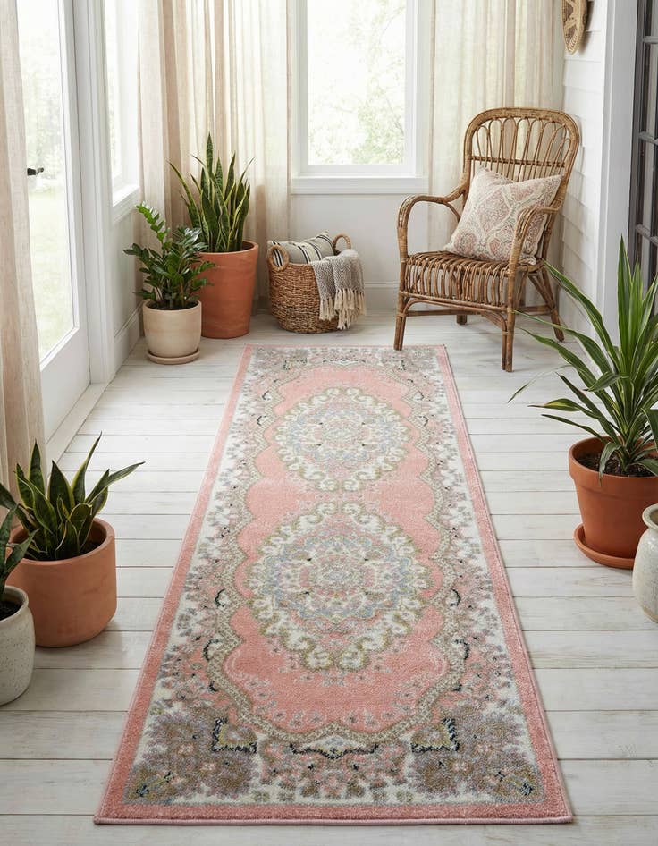 Detail image of 2' x 6' Kamala Washable Runner Rug