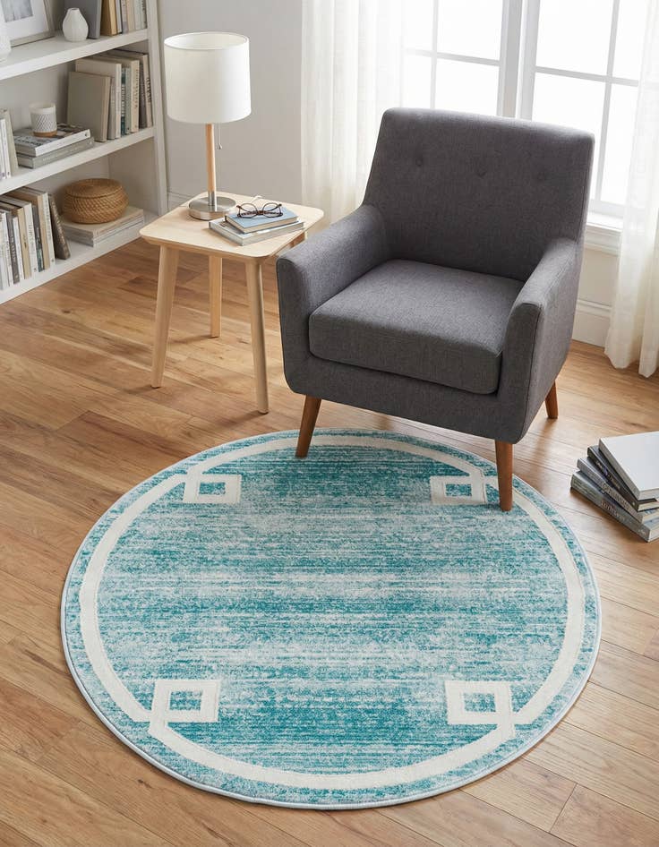 Detail image of Jill Zarin 3' 3 x 3' 3 Uptown Lenox Hill Round Rug