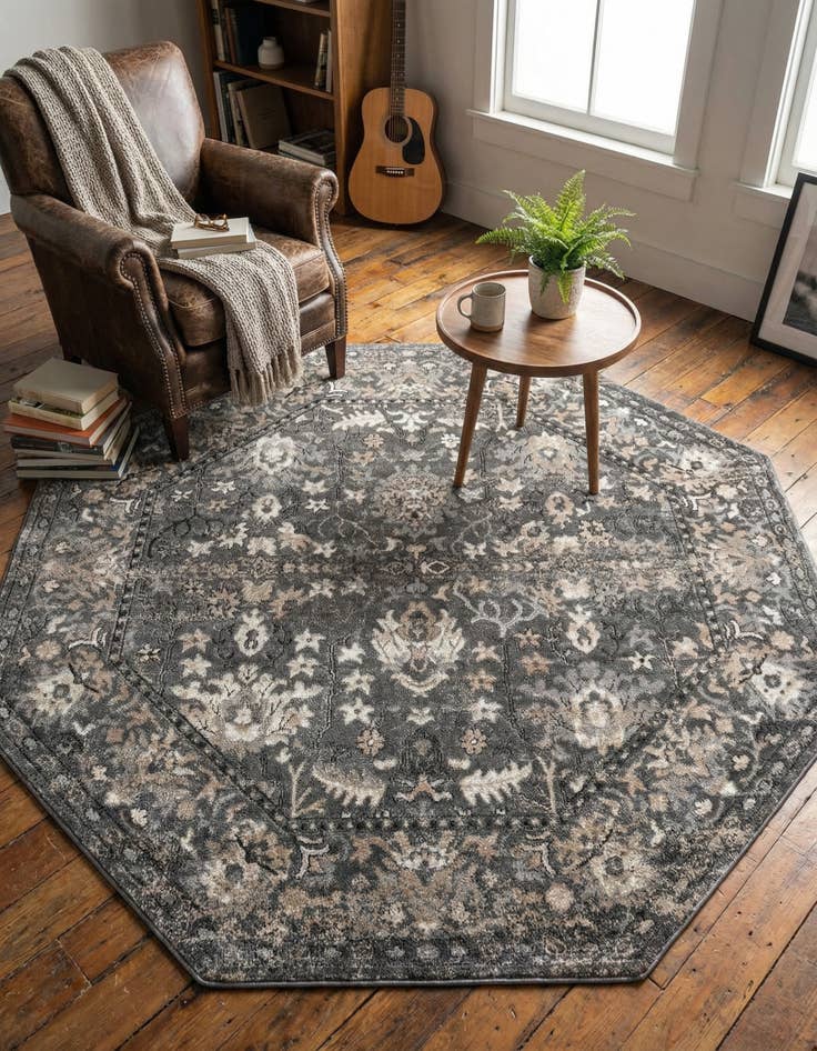 Detail image of 6' x 6' Oregon Octagon Rug