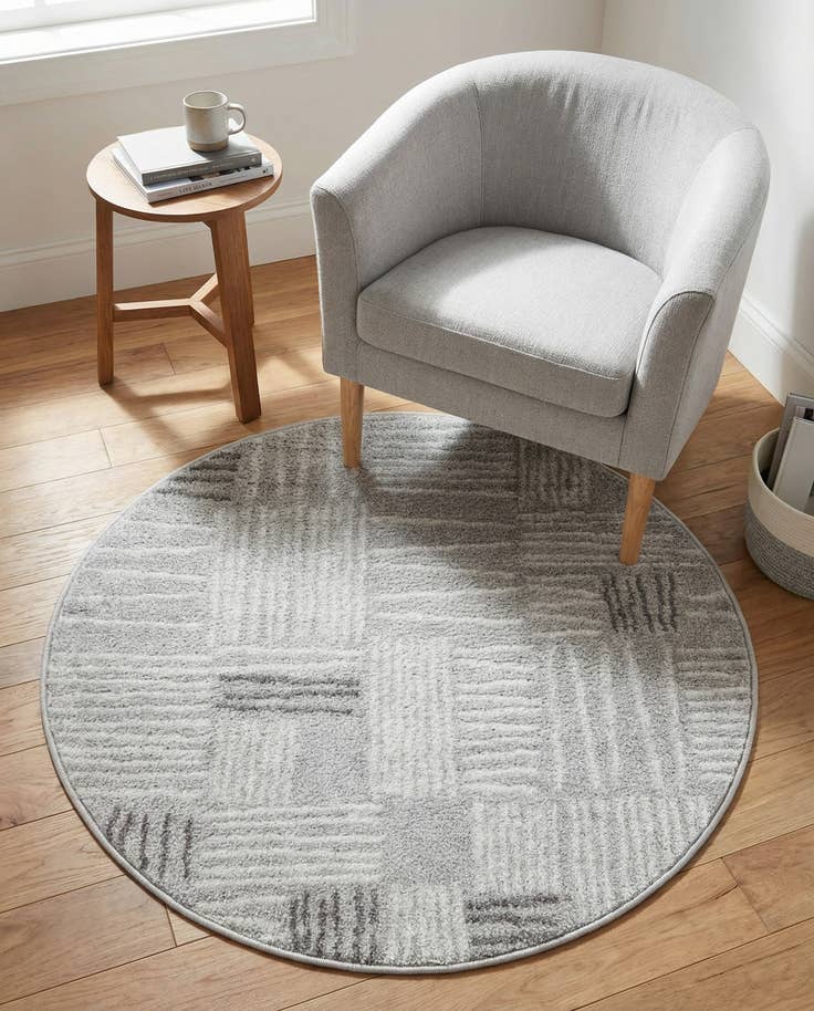 Detail image of 3' x 3' Hanahan Round Rug