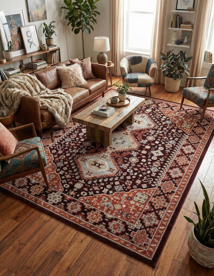 Detail image of 9' x 12' Kamala Washable Rug