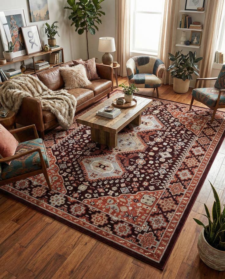 Detail image of 9' x 12' Kamala Washable Rug