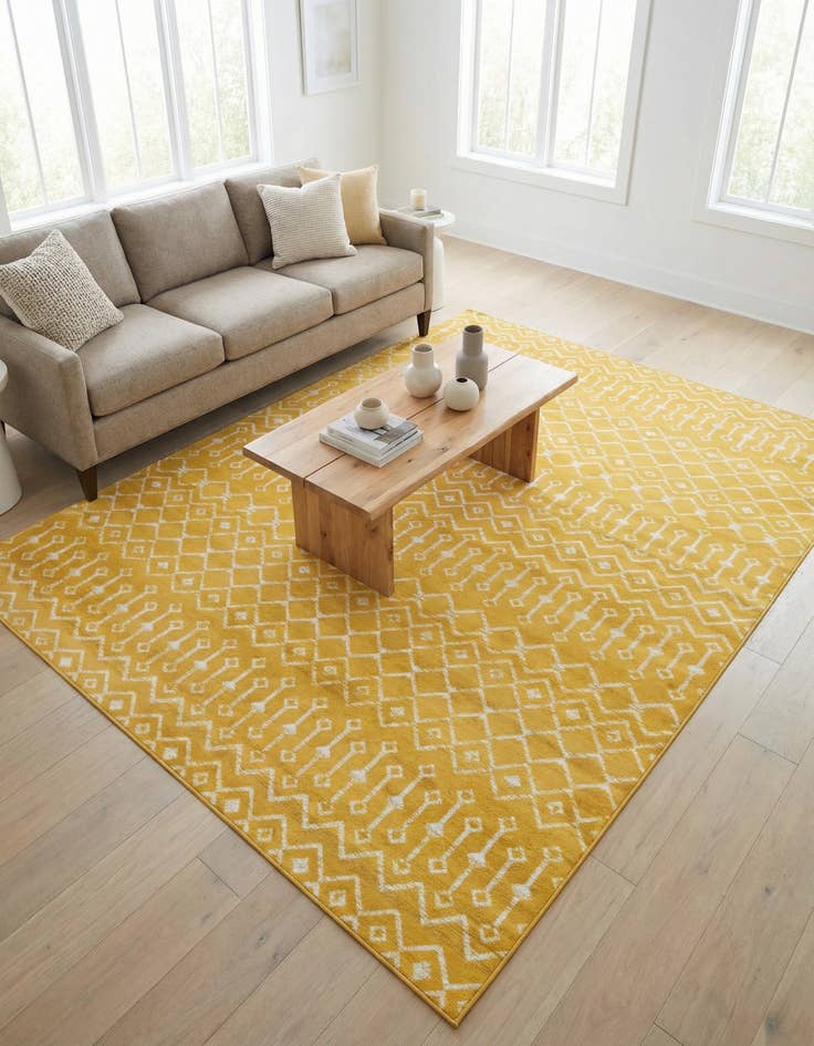 Detail image of 7' 10 x 11' Kasbah Trellis Rug