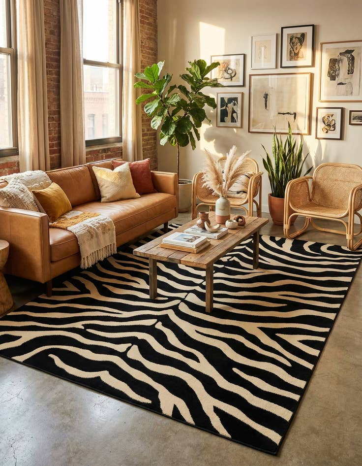 Detail image of 7' 10 x 11' Safari Rug