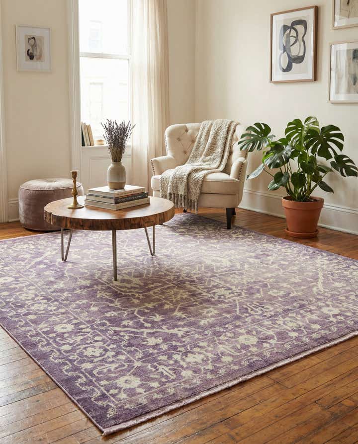 8' x 8' Modern Classical Square Rug