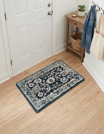 Navy Blue Madeline Rug