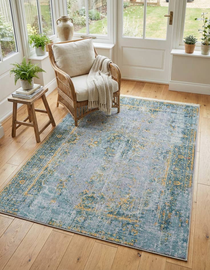 Detail image of 4' 3 x 6' Santiago Rug