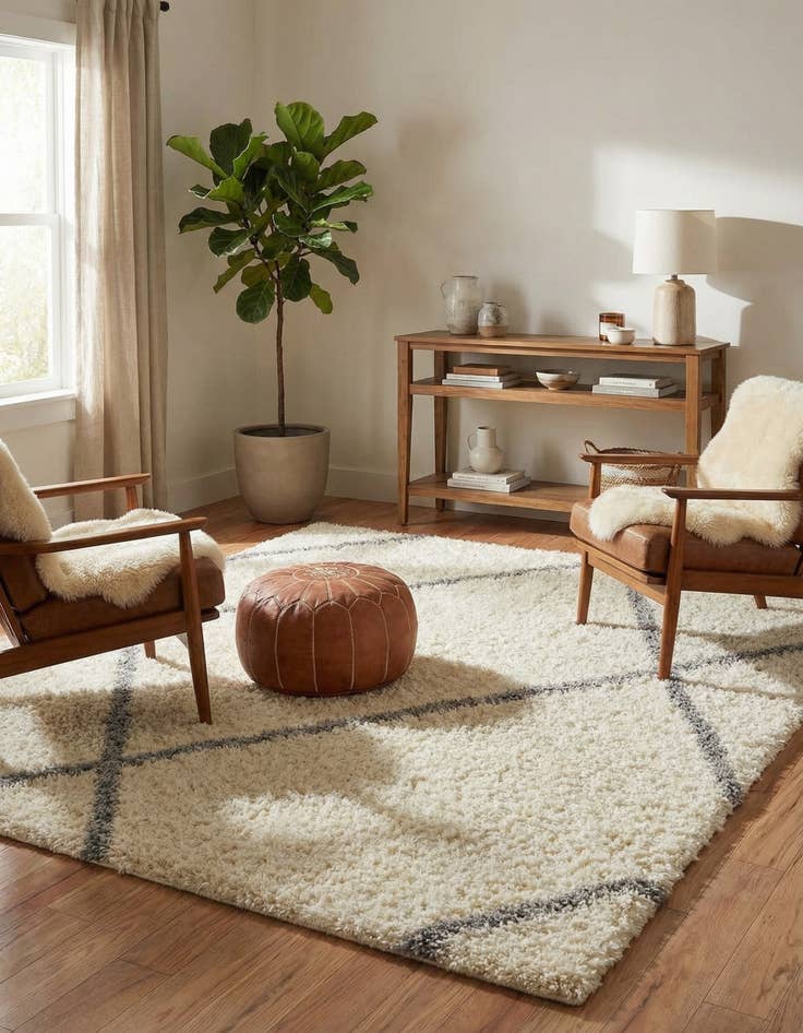 Detail image of 8' x 10' Infinity Shag Rug