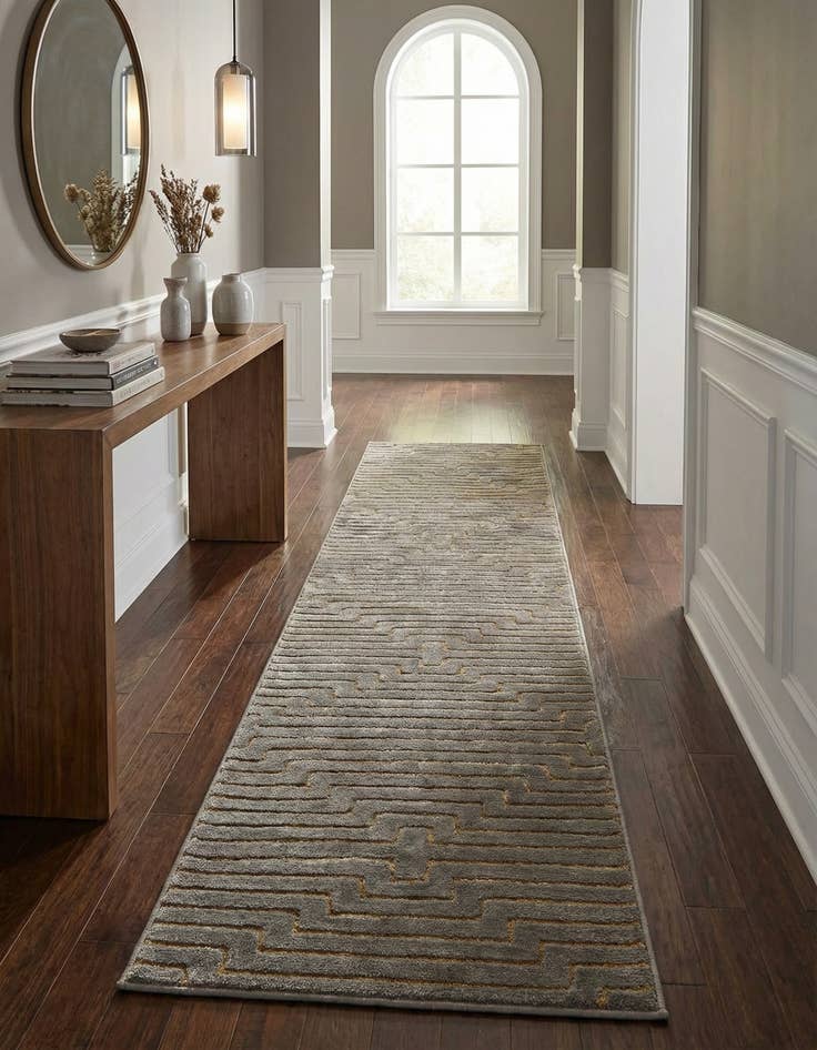 Detail image of 2' x 8' Vogue Geo Runner Rug