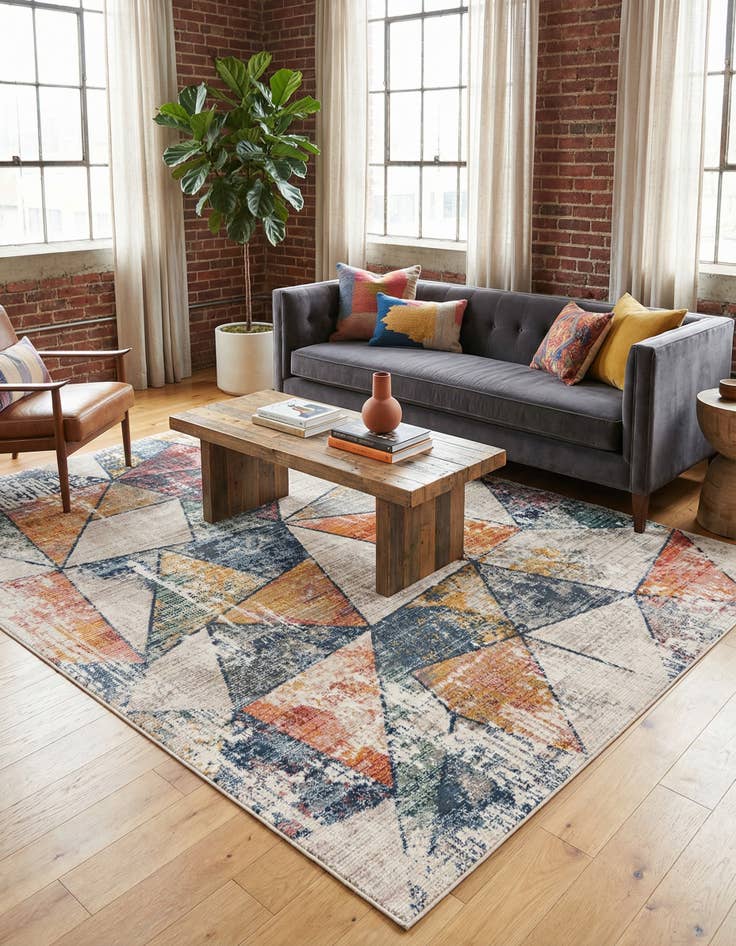 Detail image of 9' x 12' Gemstone Rug