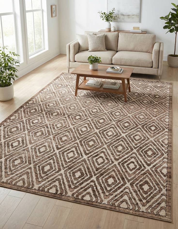 Detail image of 7' 10 x 11' 6 Hermitage Rug