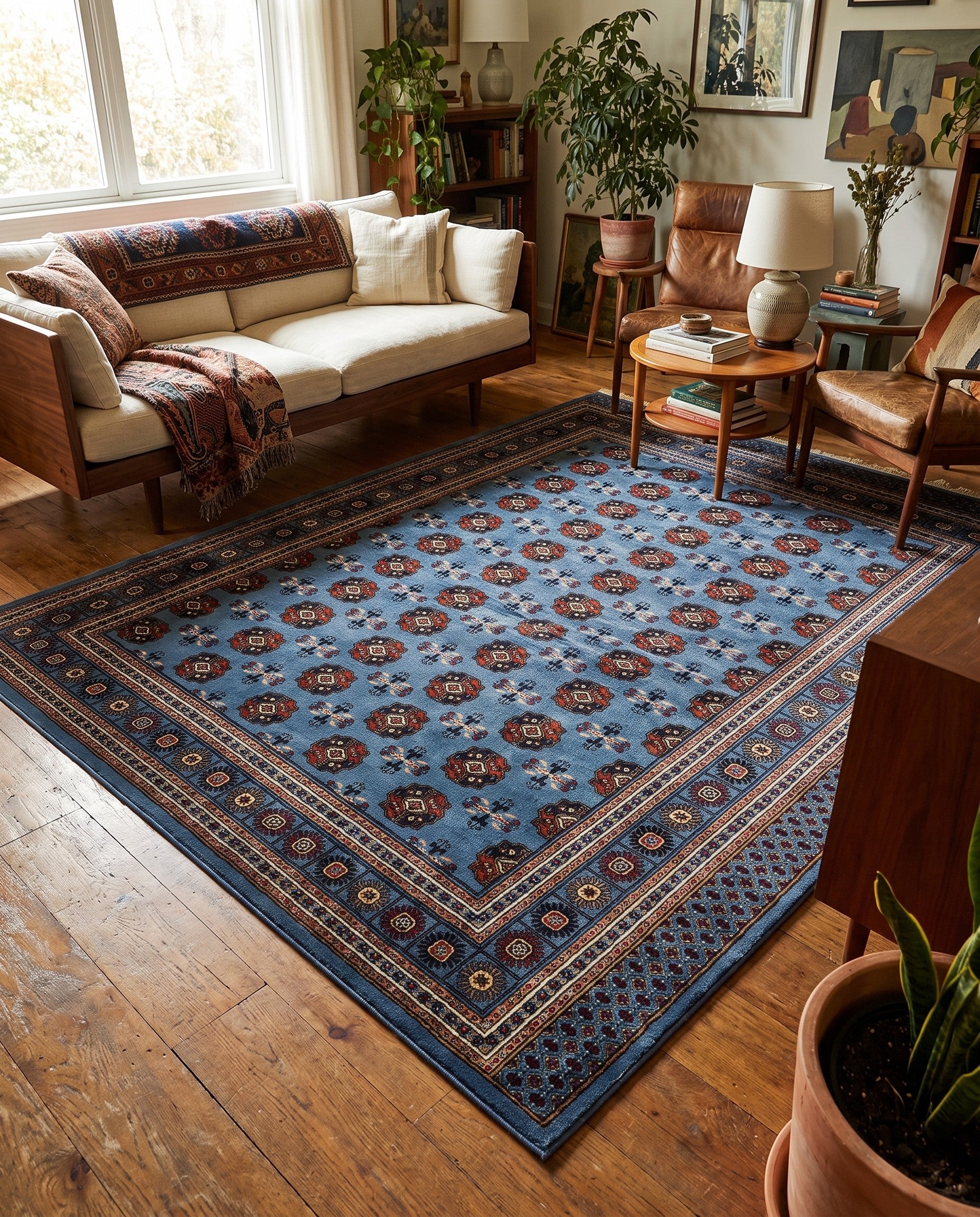7' x 10' Bokhara Rug