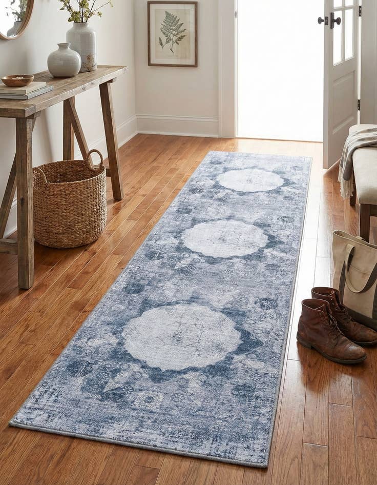 Detail image of 2' x 8' Washable Yara Runner Rug