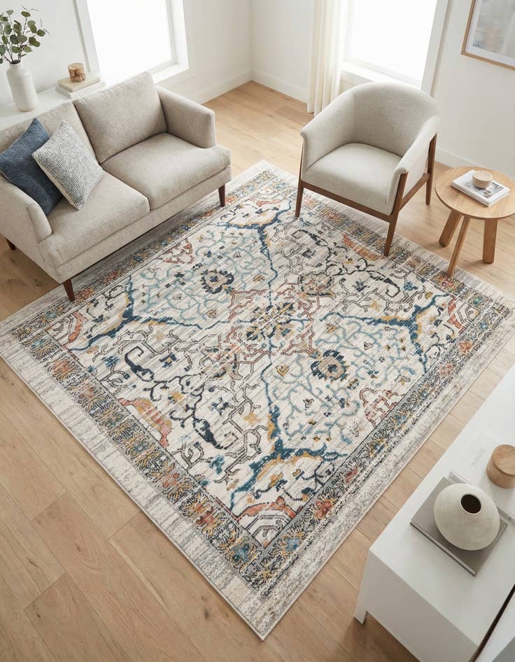 Detail image of 6' x 6' Lola Square Rug