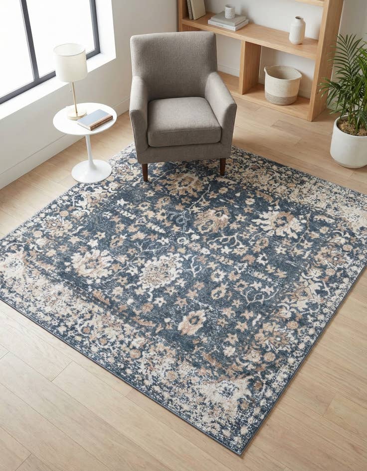 Detail image of 5' 3 x 5' 3 Oregon Square Rug