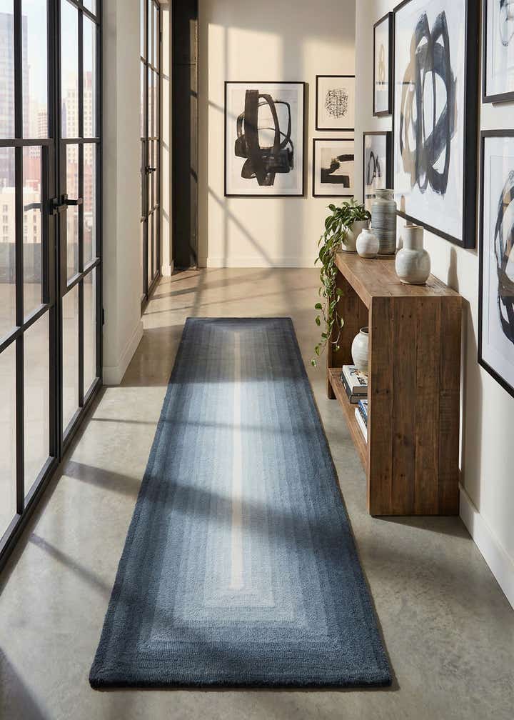 2' 7 x 12' Ombre Wool Runner Rug