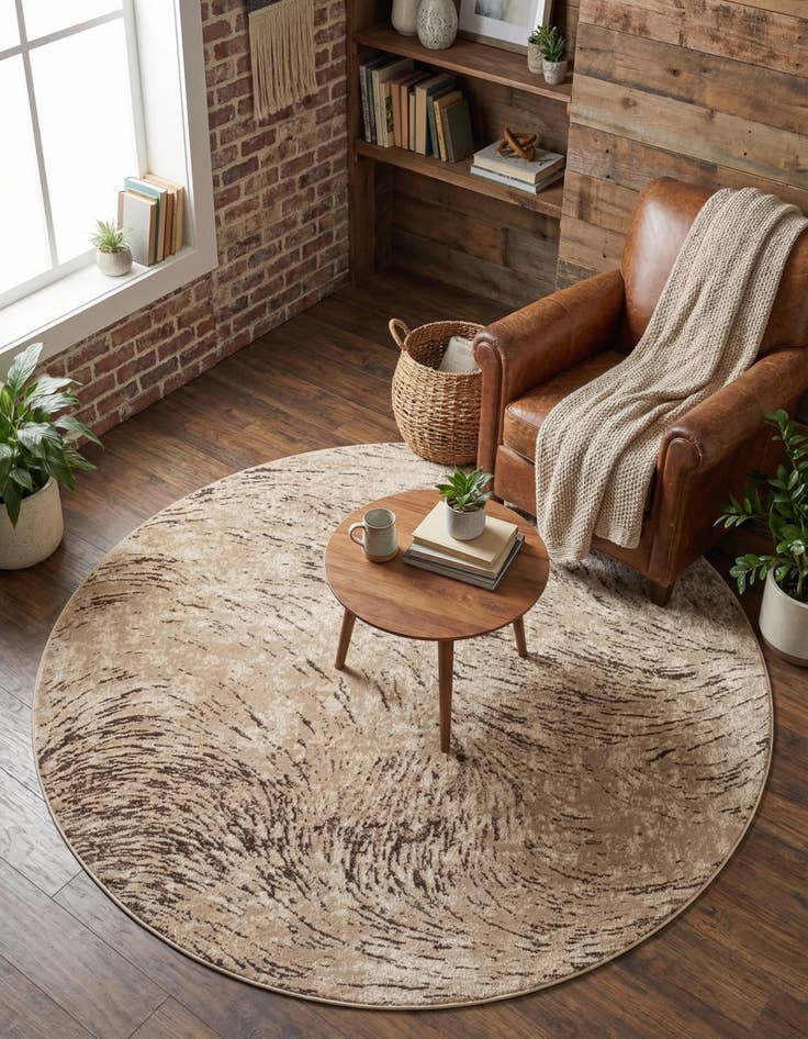 Detail image of 7' x 7' Oasis Round Rug