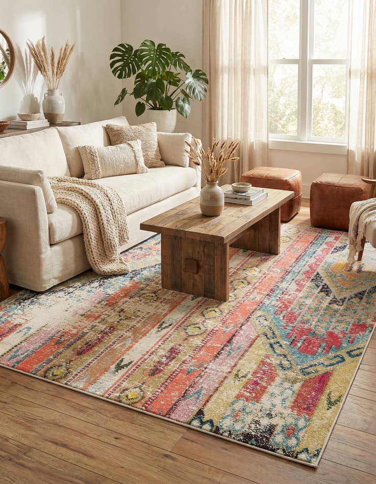 Detail image of 8' x 10' Washable Mesa Rug