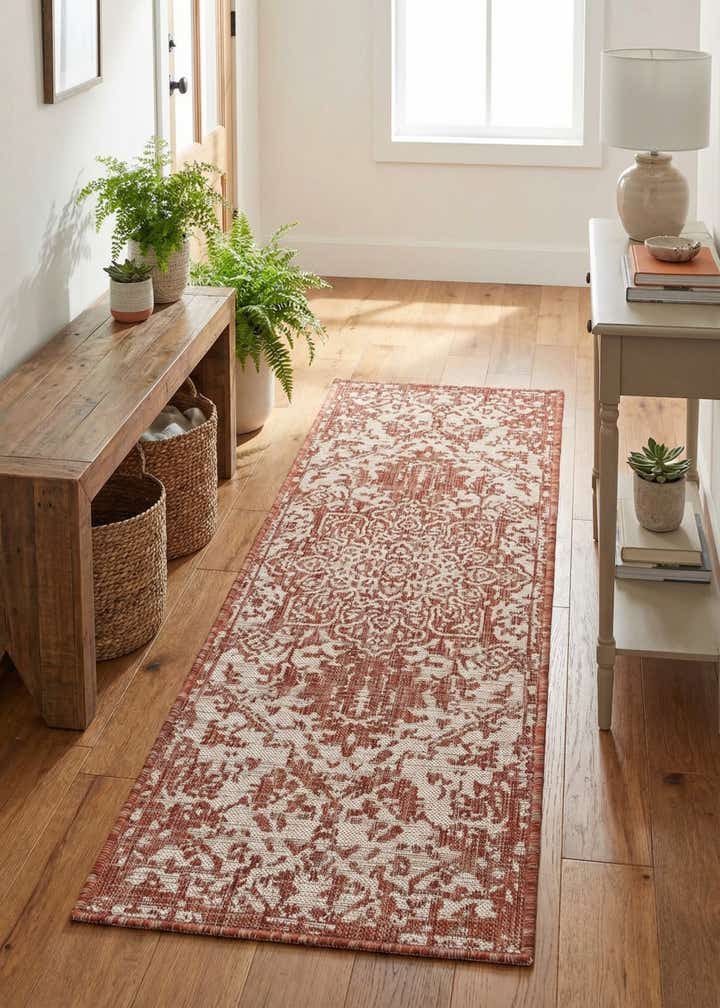 2' x 6' Easy-Clean Jill Zarin Dubai Indoor / Outdoor Runner Rug