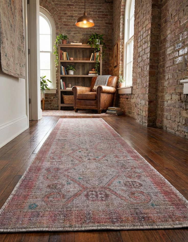 Detail image of 2' 7 x 14' Washable Sisu Runner Rug