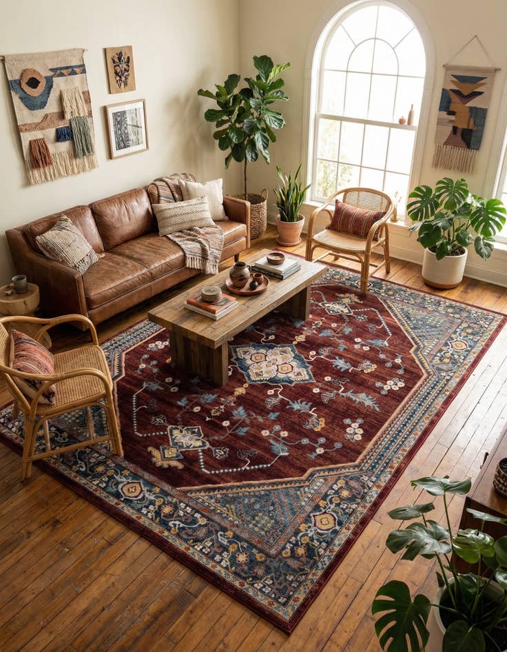 Detail image of 10' x 14' Kamala Washable Rug