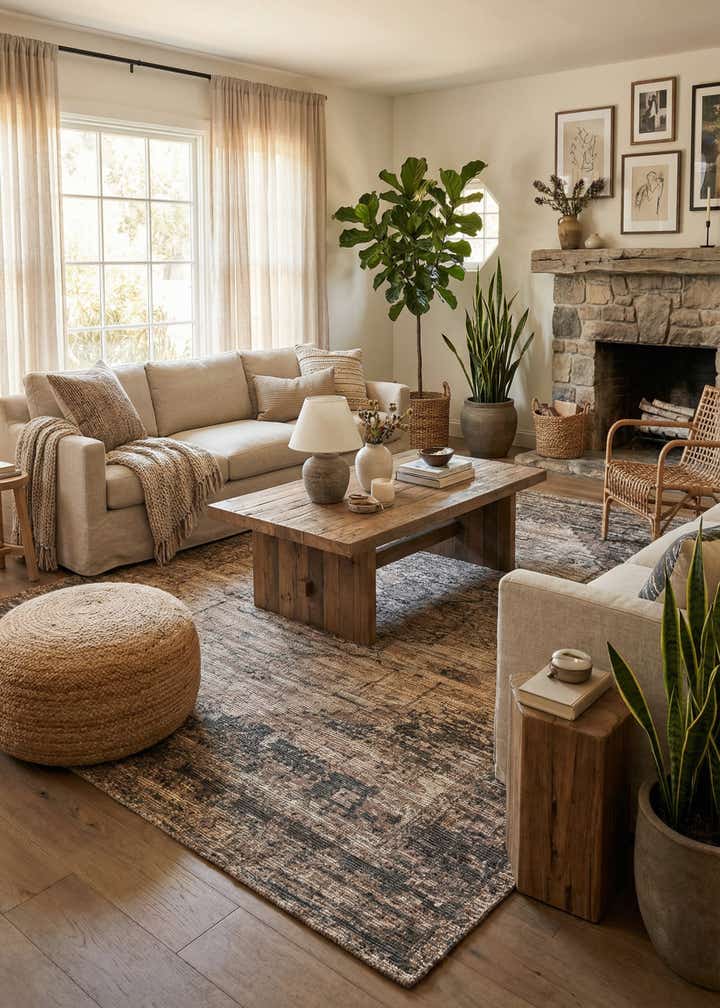 9' x 12' Hand Woven Chenille Jute Rug