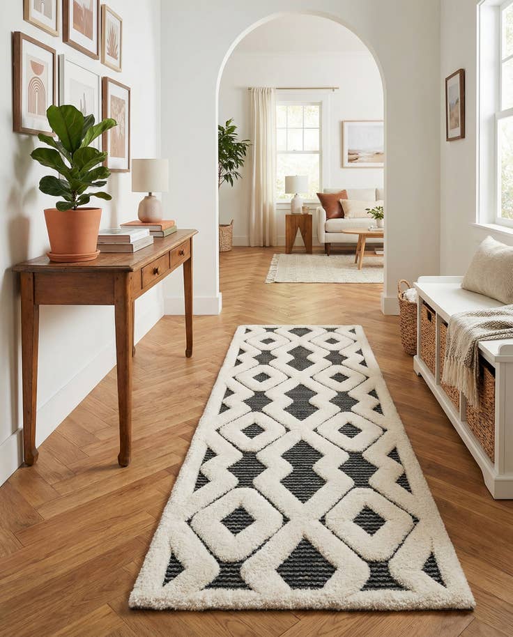 Detail image of 2' x 6' Prismatic Runner Rug