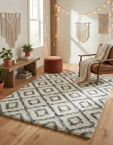 5' 4 x 7' 7 Athena Shag Rug