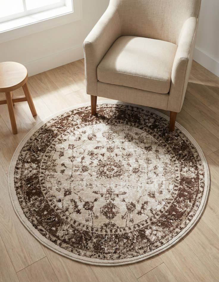 Detail image of 3' 3 x 3' 3 Nepal Round Rug